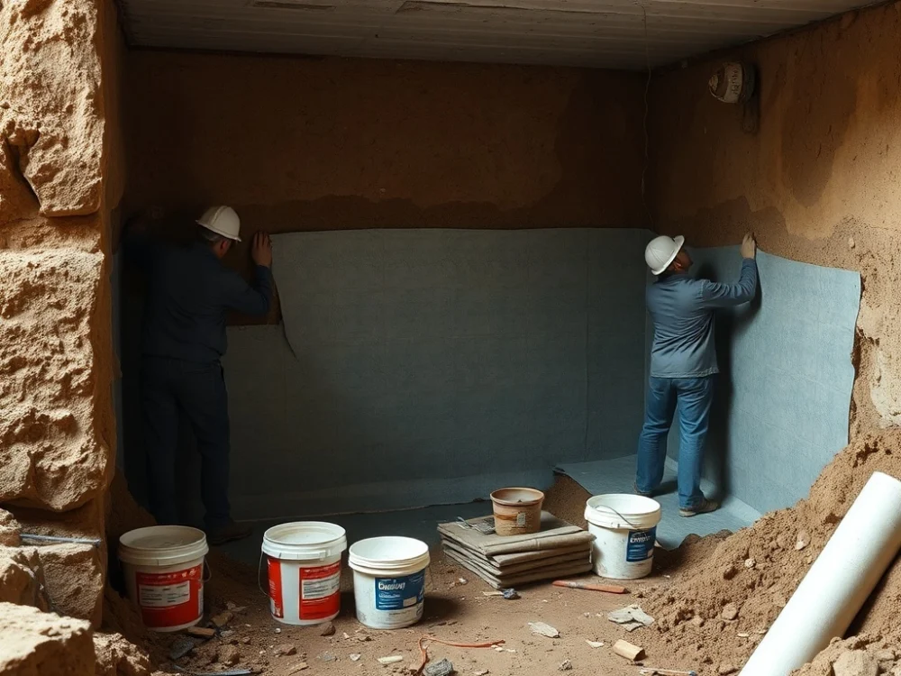 Étanchéité murs enterréss